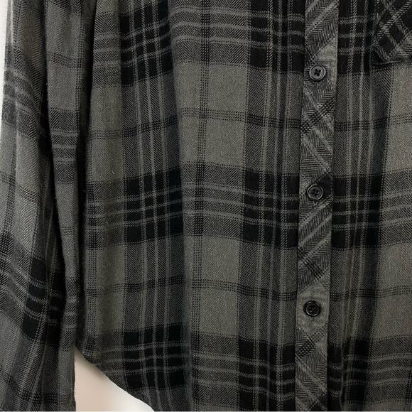 Rails Hunter Button Up Women’s Top Charcoal Jet Size XS - Picture 12 of 12
